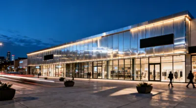 Retail aluminum storefront systems